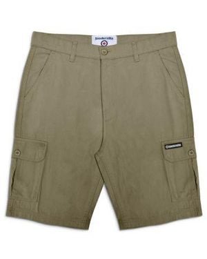 Lambretta Khaki Cargo Short - Green