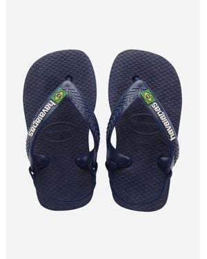 Havaianas Kids Logo Flip Flop - Blue