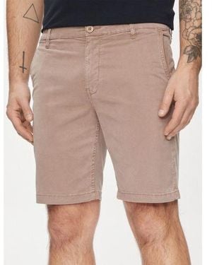Guess Slate Taupe Angels Chino Short - Natural