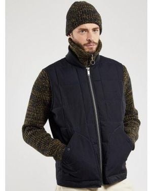 Armor Lux Rich Logo Patch Gilet - Blue