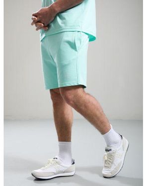 Marshall Artist Mint Delta Print Logo Short - Green
