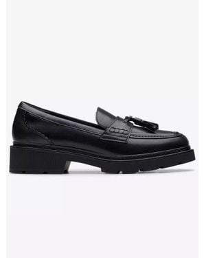 Clarks Lauryl Tassel Loafer - Black