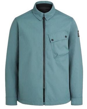 Belstaff Dark Steel Sirocco Motorcycle Jacket - Blue