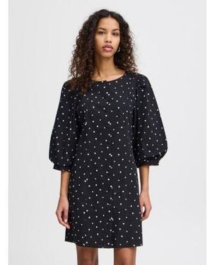 Ichi Heart Ihqwissa Dress - Black