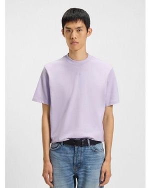 HUGO Open Dapolino Relaxed T-Shirt - Purple