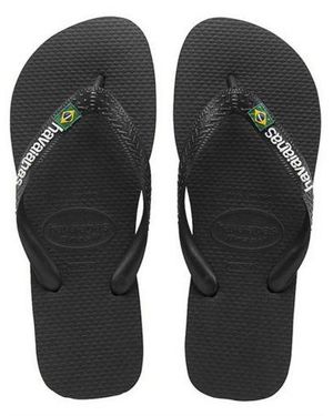 Havaianas Kids Logo Flip Flop - Black