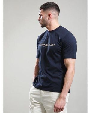 Marshall Artist Coastal Erosion T-Shirt - Blue