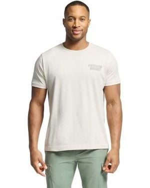Psycho Bunny Natural Linen Sydney Back Graphic T-Shirt - White