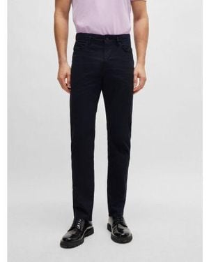 BOSS Dark Delaware Slim Fit Jean - Blue
