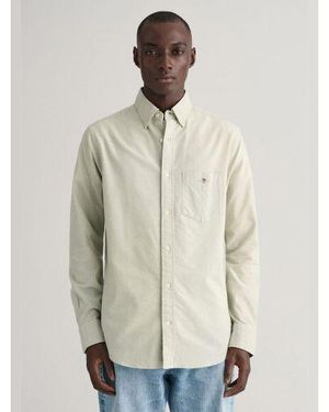 GANT Milky Matcha Classic Oxford Shirt - Natural