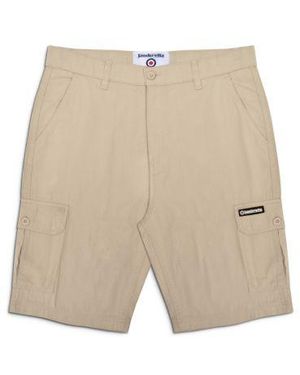 Lambretta Stone Cargo Short - Natural