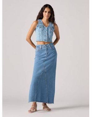 Levi's Artist Divided Long Slit Skirt - Blue