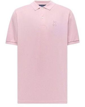 Psycho Bunny Mauve Shadows James 3.0 Polo Shirt - Pink