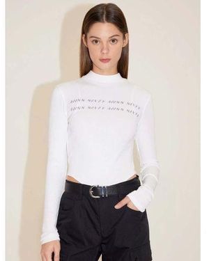 Miss Sixty Bright Long Sleeve T-Shirt - White
