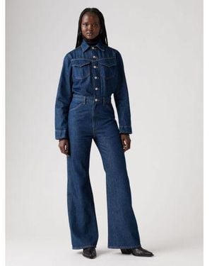 Levi's Lets Get Lost Again Western Jumpsuit - Blue