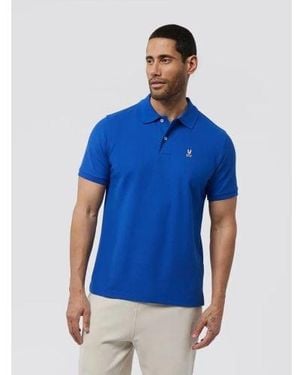 Psycho Bunny Sapphire Classic Pique Polo Shirt - Blue