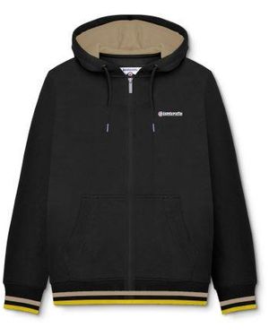 Lambretta Cashew Full Zip Hoodie - Black