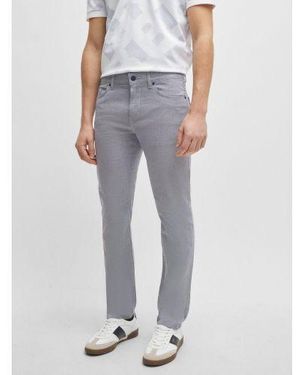 BOSS Dark Delaware Slim Fit Jean - Grey