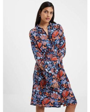 French Connection Coastal Fjord Adalina Dress - Blue