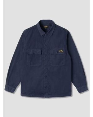Stan Ray Poplin Cpo Shirt - Blue