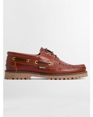 Barbour Tan Deck Boat Shoe - Brown