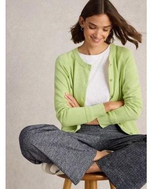 White Stuff Bright Lulu Cardigan - Green
