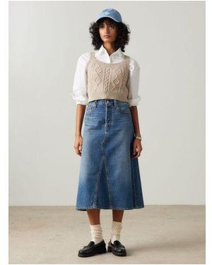 Levi's Mid Morning Line Decon Skirt - Blue
