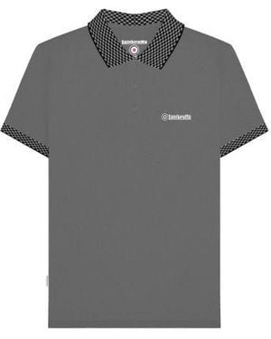 Lambretta Steel Two Tone Polo Shirt - Grey