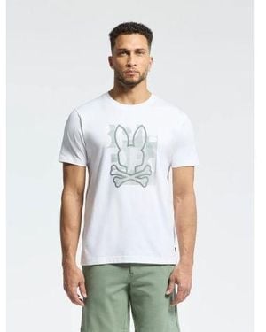Psycho Bunny Zealand Graphic T-Shirt - White