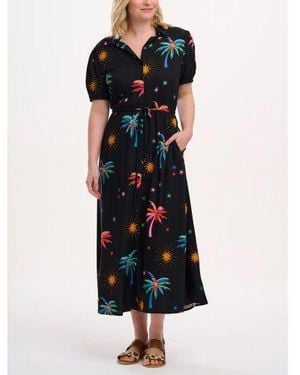 Sugarhill Palms Sunshine Nova Maxi Dress - Black