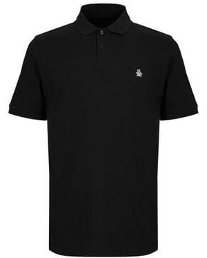 Original Penguin True Embroidered Polo Shirt - Black