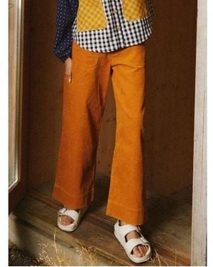 L.F.Markey Mustard Carpenter Trouser - Brown