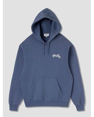 Stan Ray Battle Natural Print Stan Og Hoodie - Blue