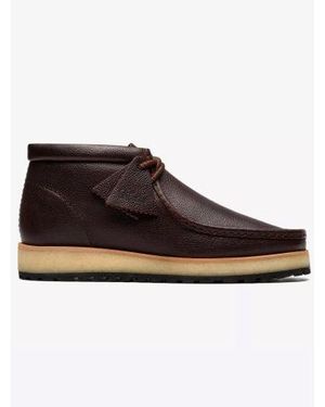 Clarks Scotch Grain Wallabee Scout Boot - Brown
