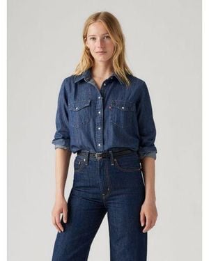 Levi's Air Space 3 Iconic Western Top - Blue
