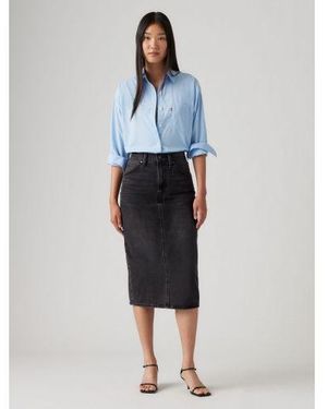 Levi's Wandering Spirit Clean Back Slit Skirt - Black