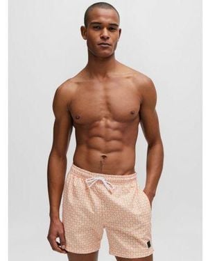 BOSS Medium Vibe Swim Short - Brown