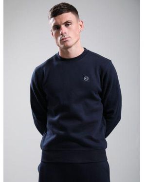 Marshall Artist Marchio Crew Neck Sweatshirt - Blue