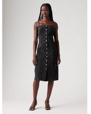 Levi's Can We Pretend Denim Bustier Dress - Black