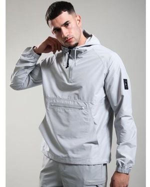 Marshall Artist Oceanic Prenton Quarter Zip Jacket - Grey
