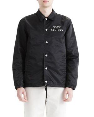 Deus Ex Machina Engineer Nylon Coach Jacket - Black