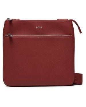BOSS Open Zair Large Envelope Bag - Brown