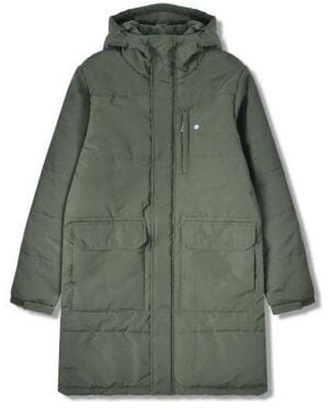Lambretta Khaki Padded Parka Jacket - Green