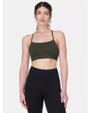 Sweaty Betty Nori Spirit Restored Seamless Yoga Bra - Black