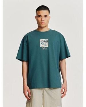 Parlez Pacific Exemplar Oversized T-Shirt - Green