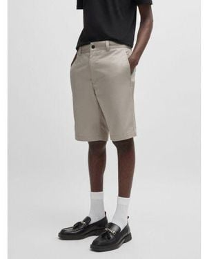 HUGO Light Pastel Darik241 Regular Slim Leg Short - Grey