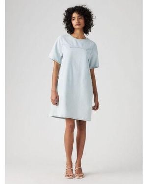 Levi's Put It On Ice Denim -Shirt Dress - Blue