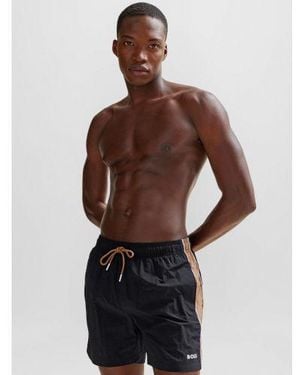 BOSS Tune Swim Short - Brown