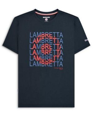 Lambretta Heritage Target T-Shirt - Blue