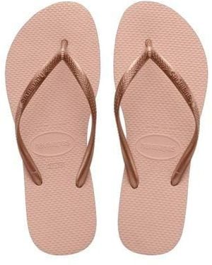 Havaianas Ballet Rose Slim Slide - Pink
